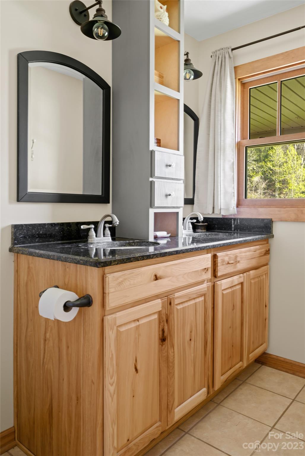 241 Sandy Mush Road Marshall, NC 28753 - Photo 26 of 46 a bathroom with a sink and a mirror
