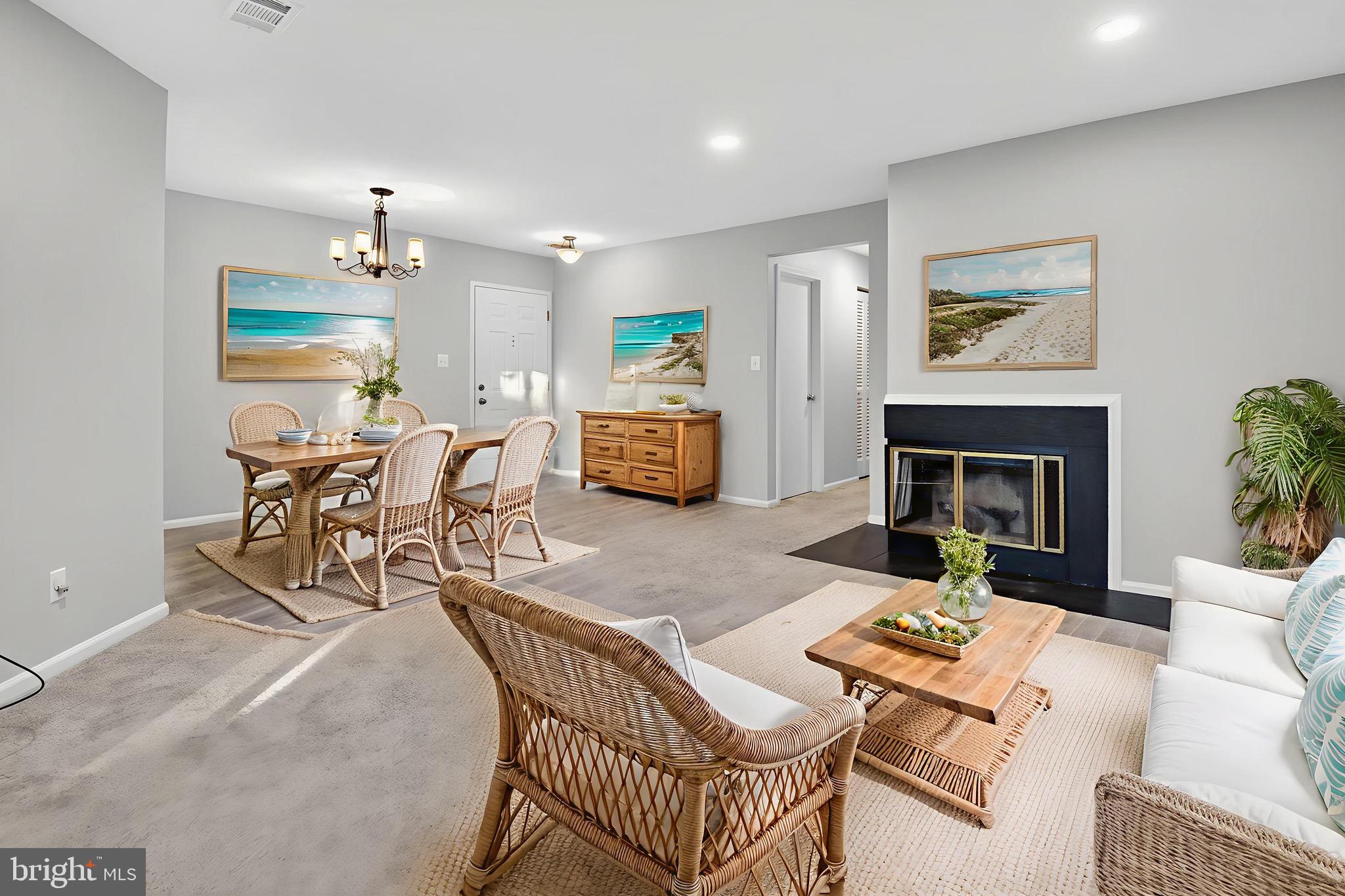 11116 Beaver Trail Court, Unit 11116 Reston, VA 20191 - Photo 14 of 14 Open floor plan w/ living and dining areas.