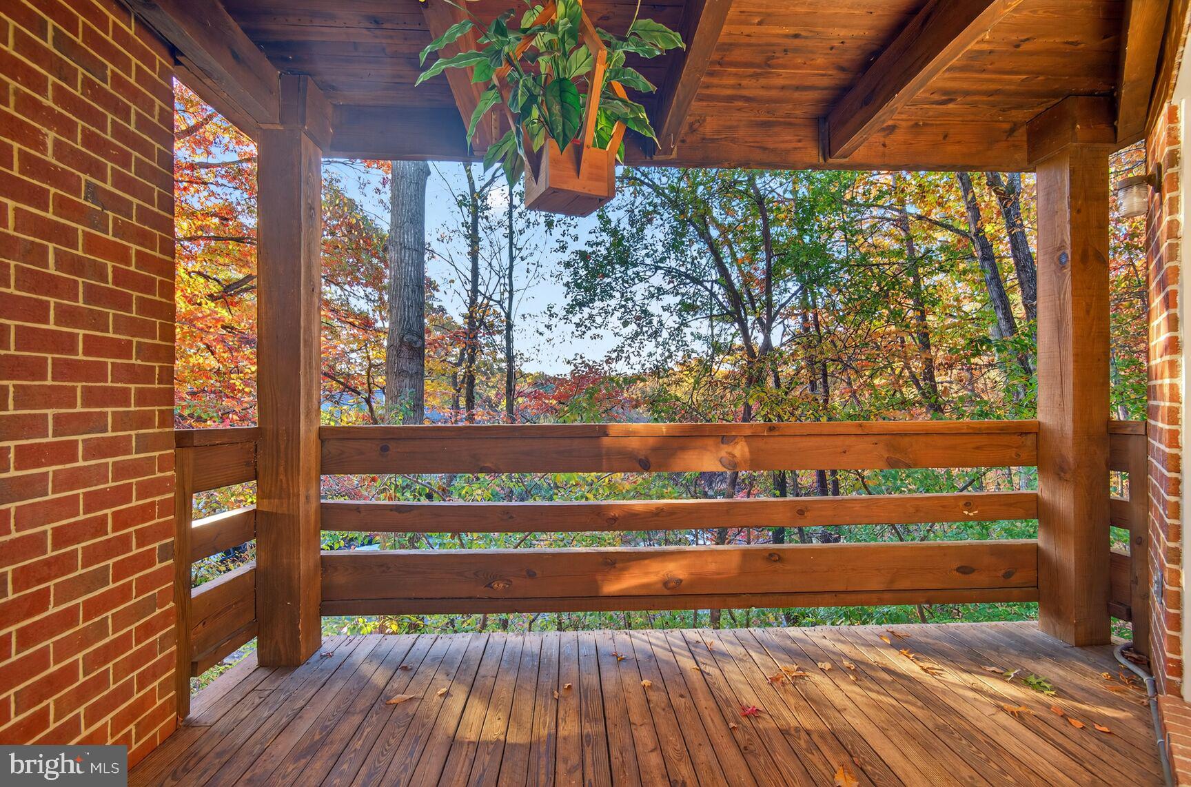 11116 Beaver Trail Court, Unit 11116 Reston, VA 20191 - Photo 3 of 14 Balcony with view toward lake