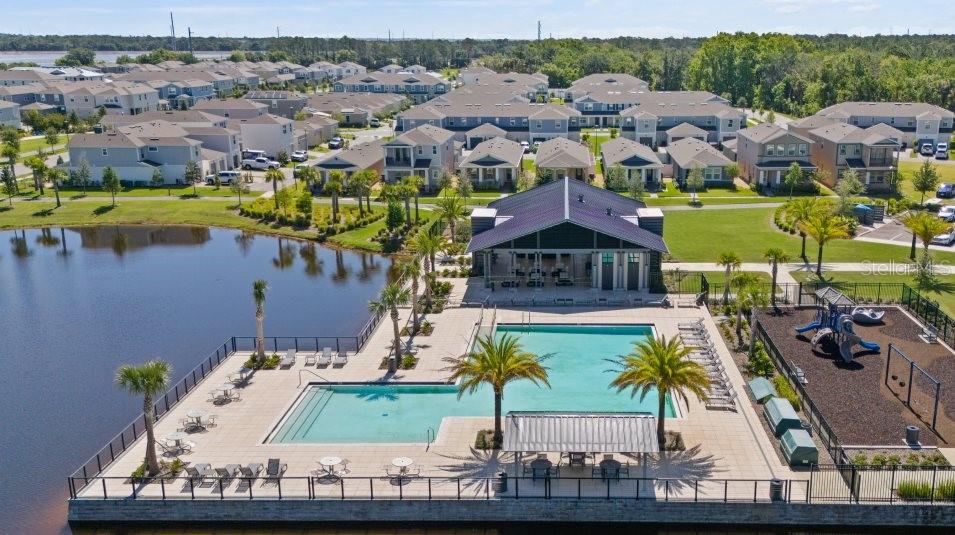 782 Rivington Avenue DeBary, FL 32713 - Photo 22 of 25 an aerial view of a house with a garden