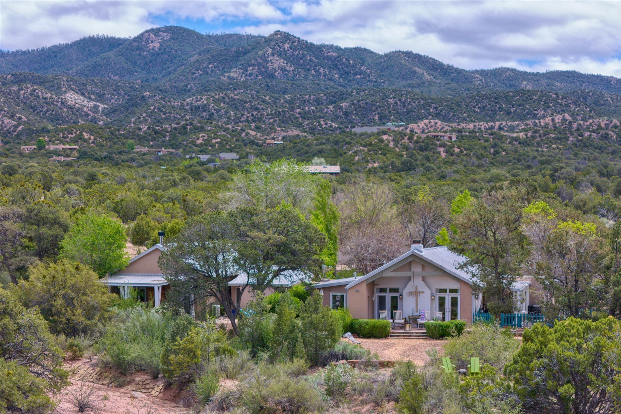 55 Paseo Del Rancho Santa Fe, NM 87506 - Photo 61 of 61 Full house view from back