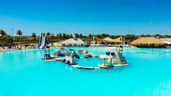 a view of a house with swimming pool