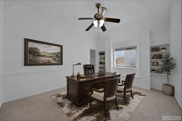 a view of an empty room