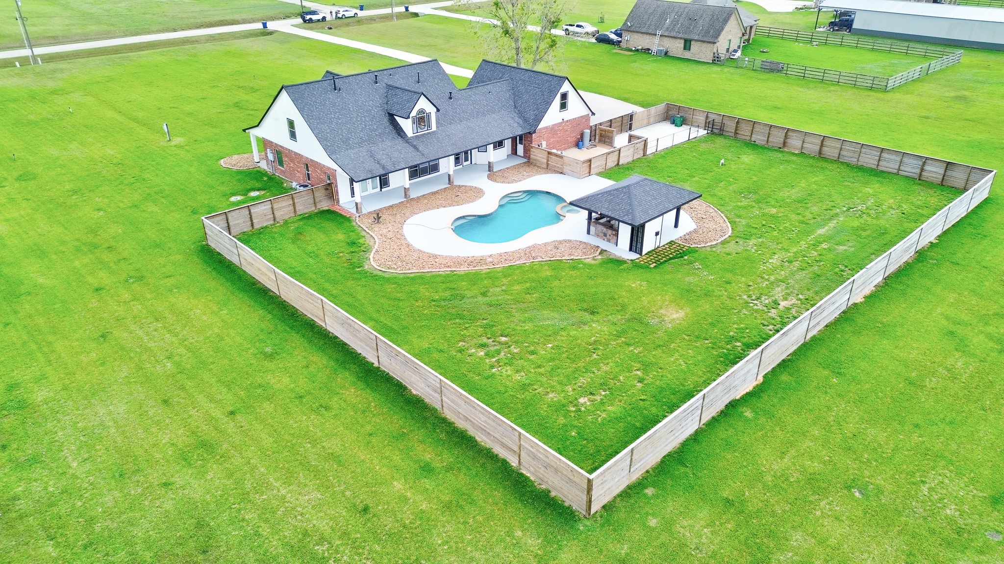 863 Bunkhouse Trail Angleton, TX 77515 - Photo 22 of 22 Aerial view