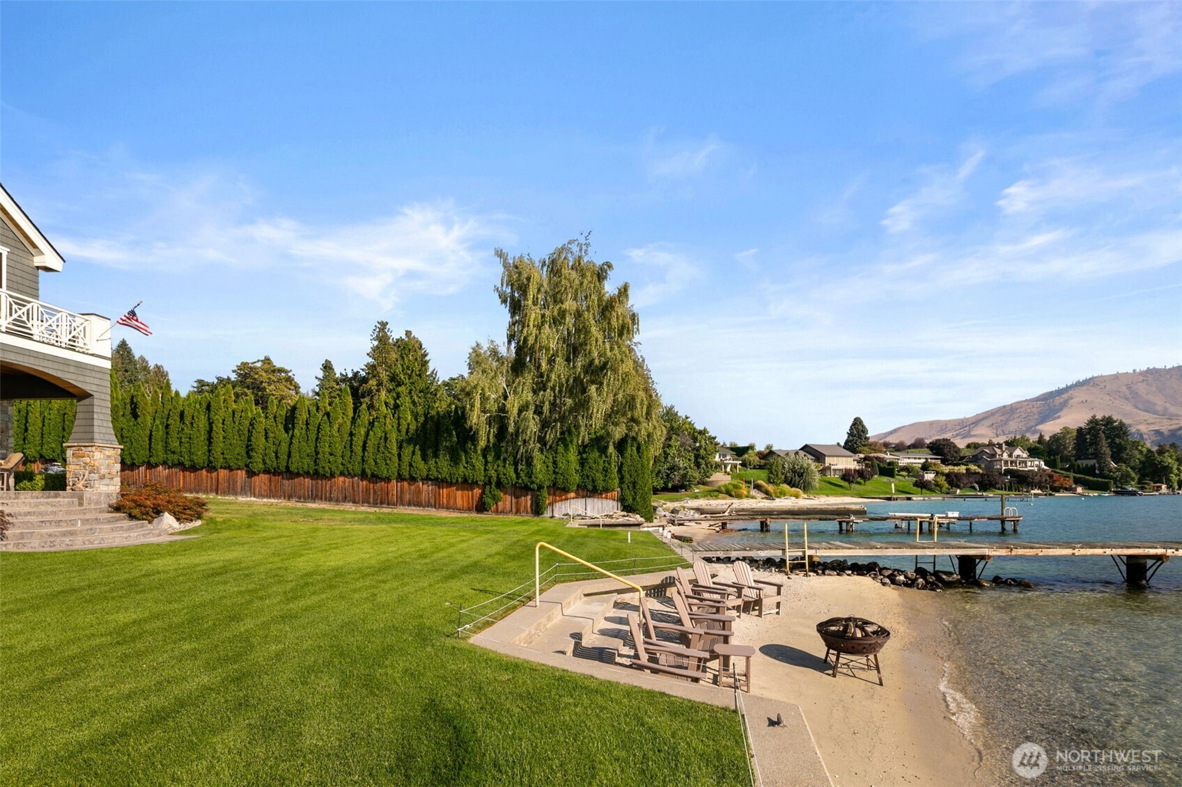 58 Key Bay Lane Chelan, WA 98816 - Photo 21 of 40 a view of a park with large trees
