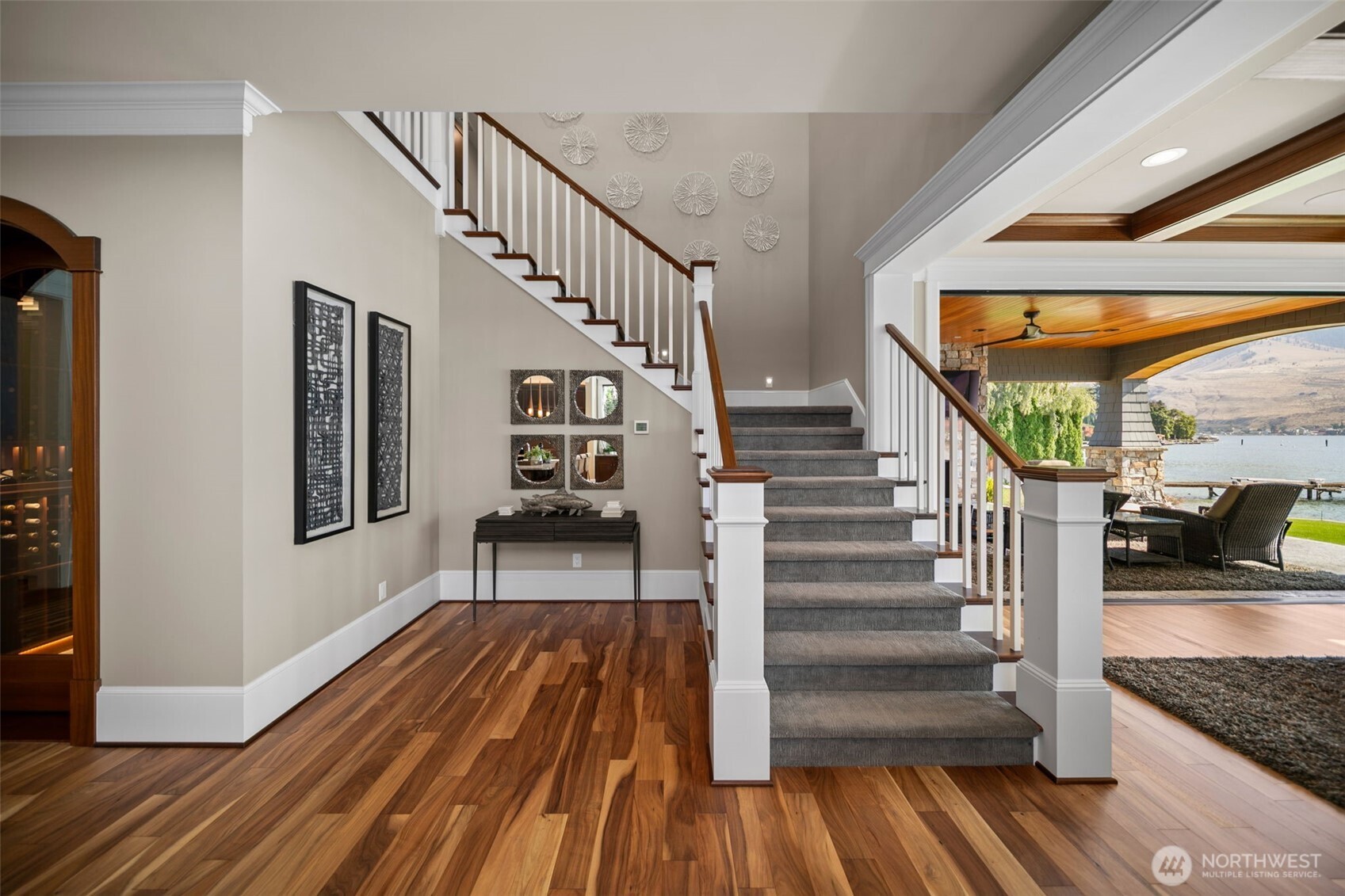 58 Key Bay Lane Chelan, WA 98816 - Photo 24 of 40 a view of entryway and hall with wooden floor