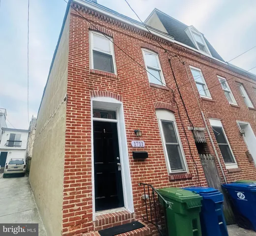 a front view of a building