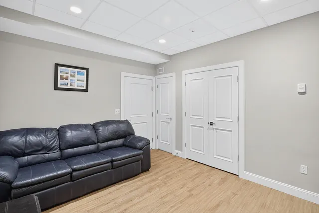 a view of an ocean and beach