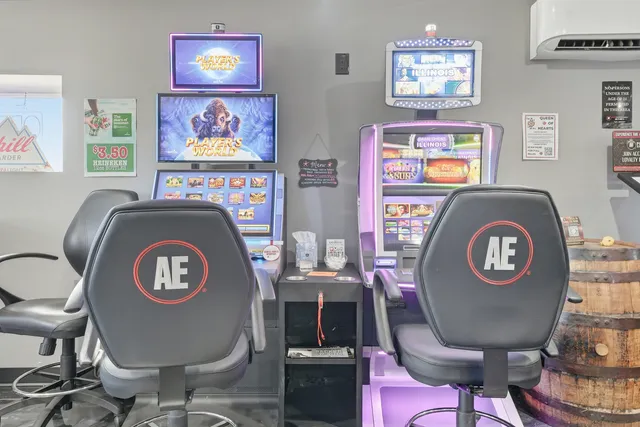 a front view of a livingroom with furniture and furniture