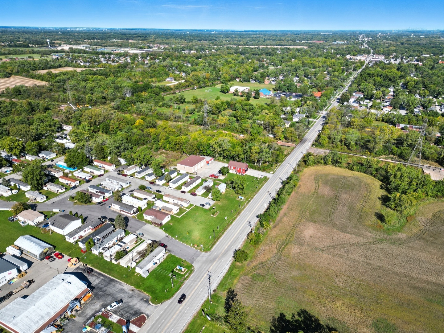 1702 South Dixie Highway Crete, IL 60417 - Photo 6 of 50 an aerial view of a city