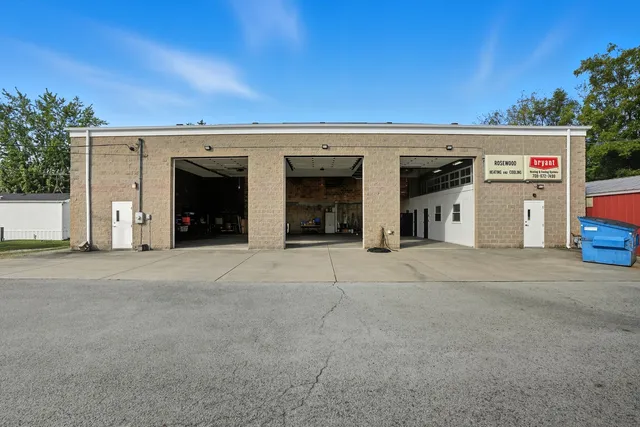 front view of a house with a garage