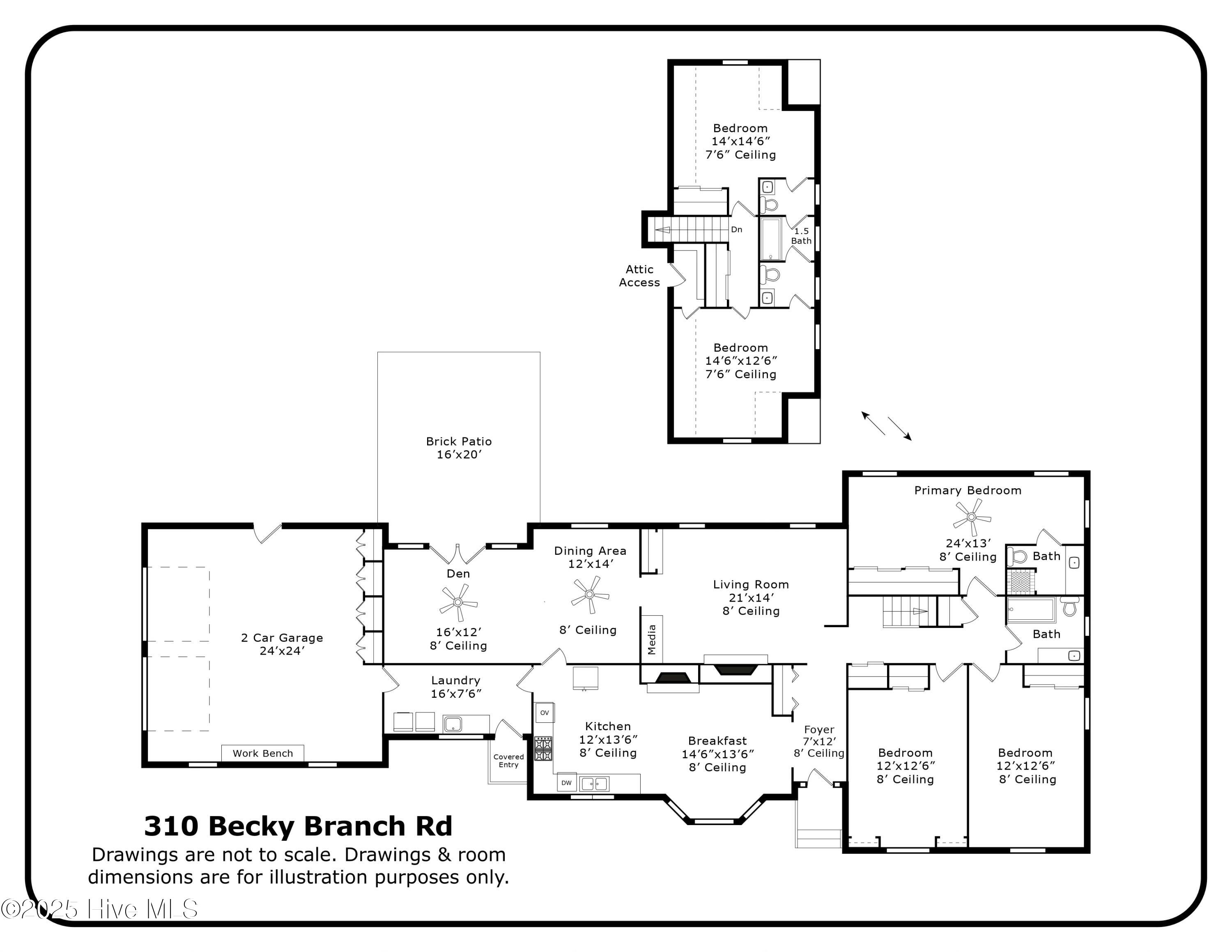 310 Becky Branch Road Southern Pines, NC 28387 - Photo 58 of 58 Floor plan