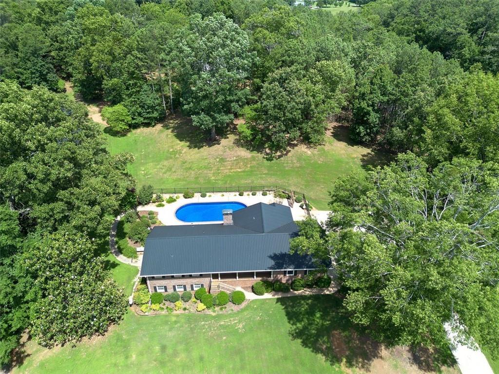 408 Mac Johnson Road Northwest Cartersville, GA 30121 - Photo 75 of 79 an aerial view of a house