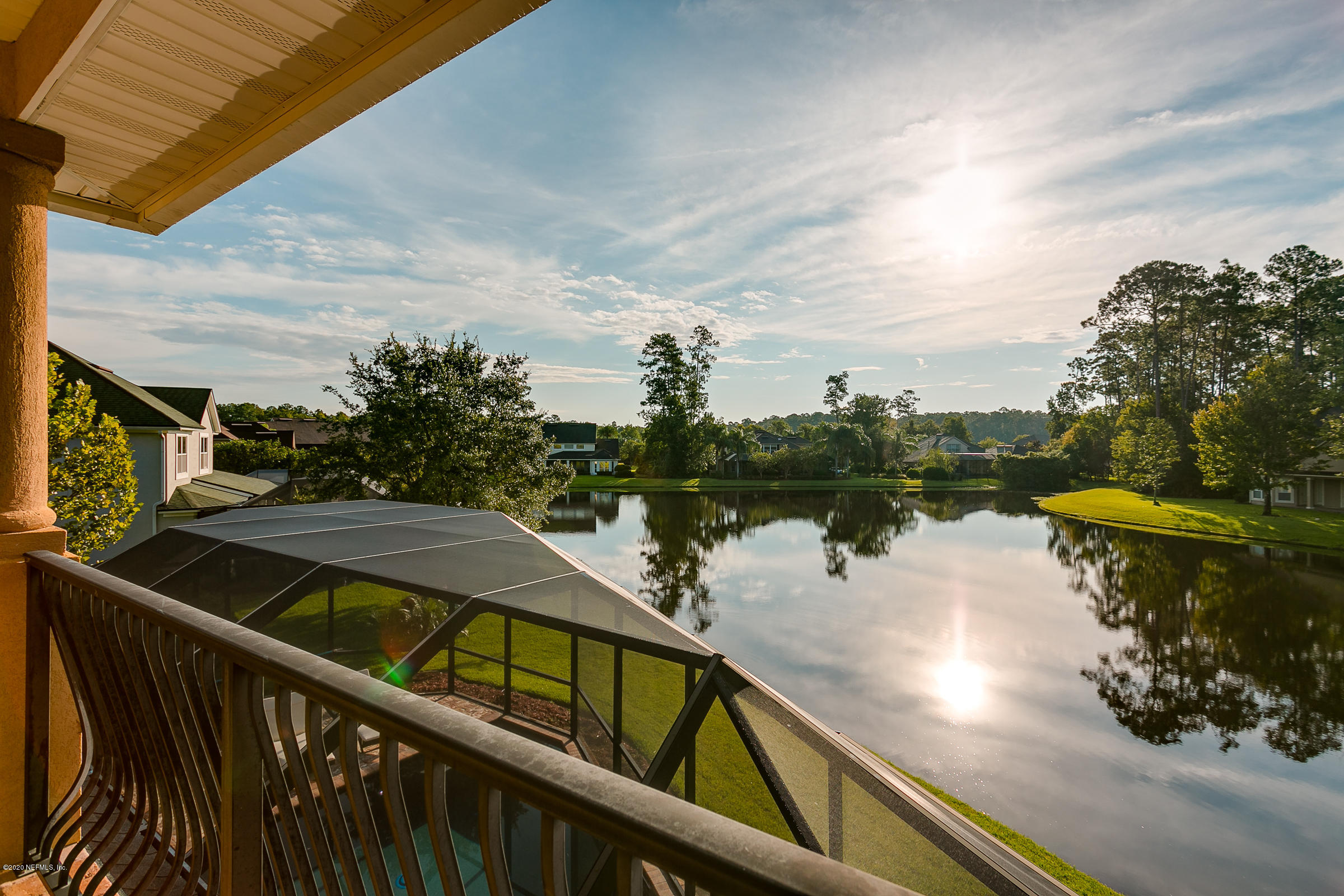 1985 Summit Ridge Road Fleming Island, FL 32003 - Photo 33 of 61 1985 Summit Ridge Rd-Balcony View to Pon