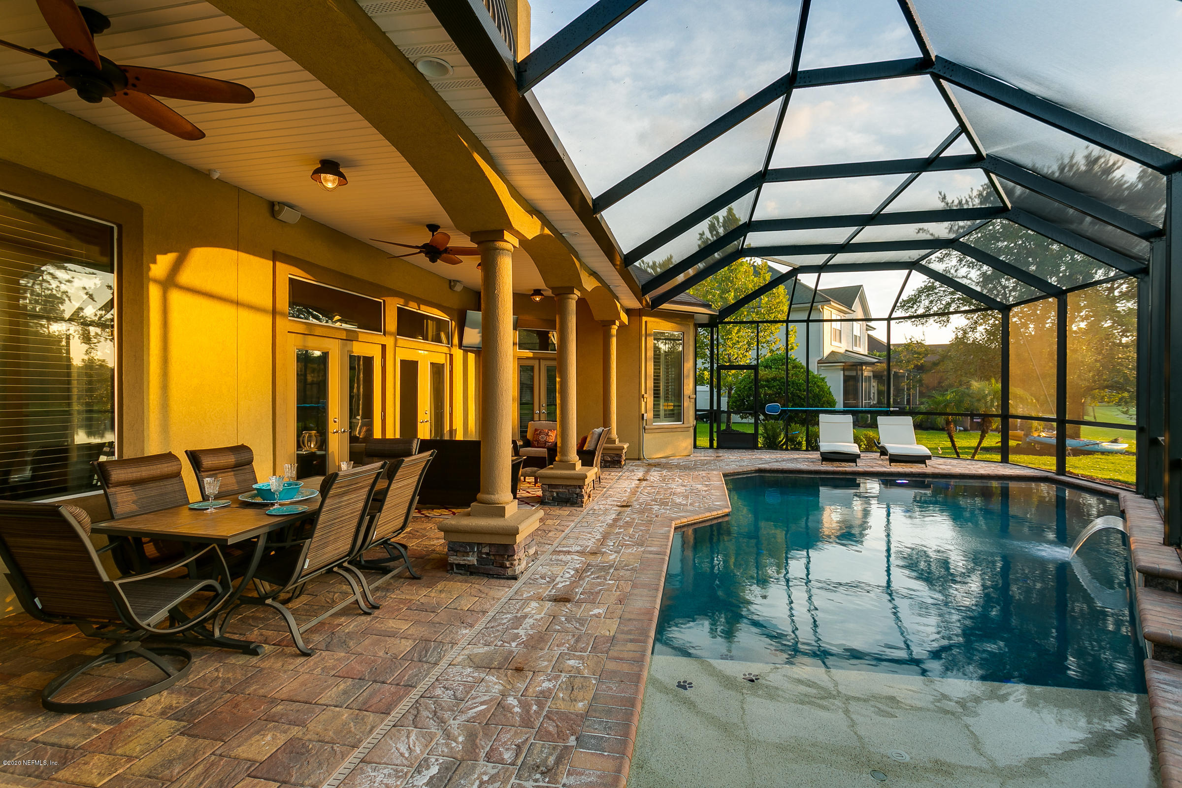 1985 Summit Ridge Road Fleming Island, FL 32003 - Photo 41 of 61 1985 Summit Ridge Rd-Screened Pool View