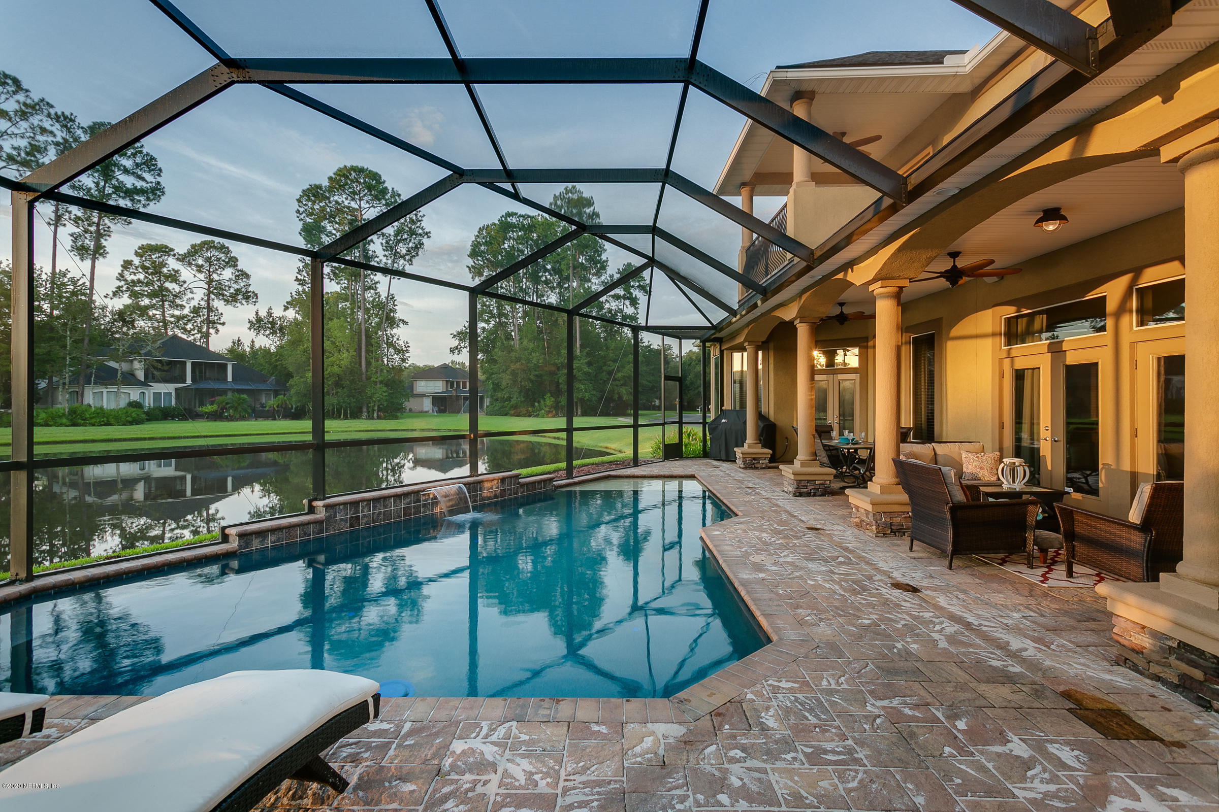 1985 Summit Ridge Road Fleming Island, FL 32003 - Photo 42 of 61 1985 Summit Ridge Rd-Screened Pool View