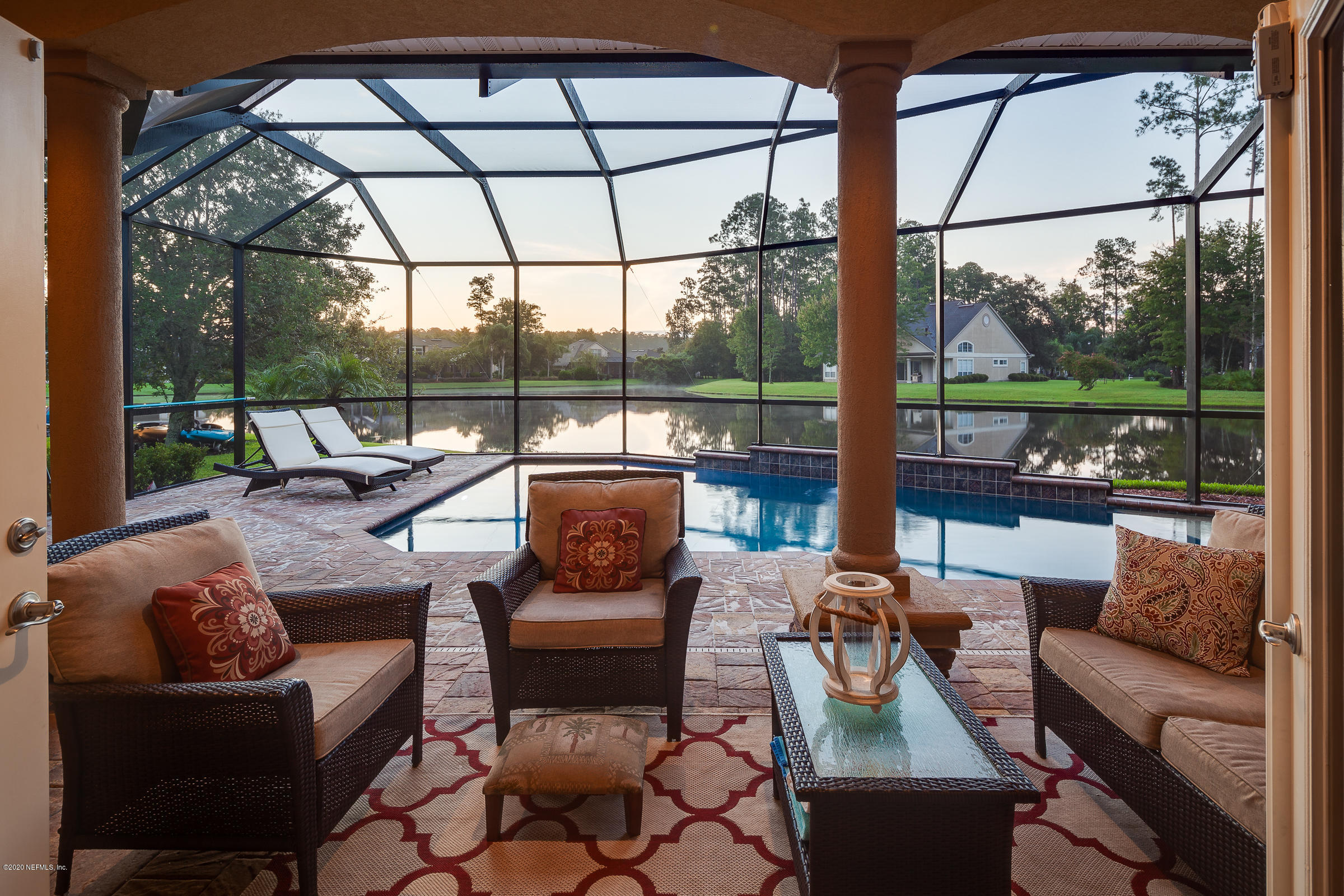 1985 Summit Ridge Road Fleming Island, FL 32003 - Photo 10 of 61 1985 Summit Ridge Rd-Covered Lanai View