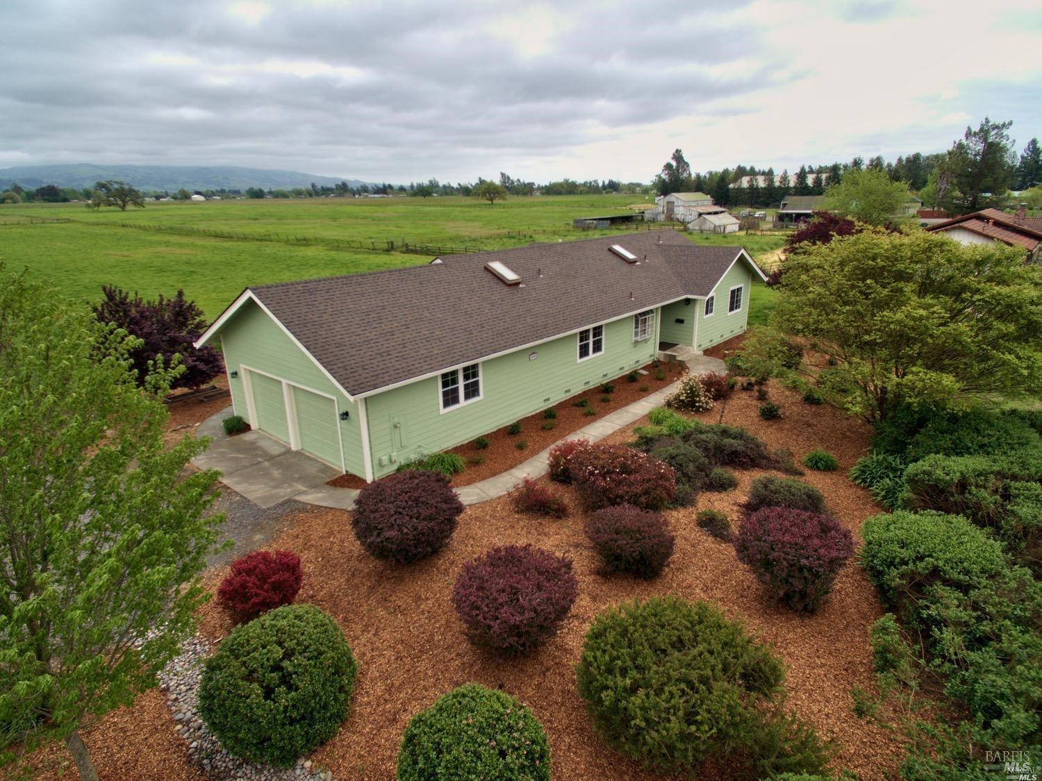 3980 Stony Point Road Santa Rosa, CA 95407 - Photo 18 of 42 an aerial view of houses with yard