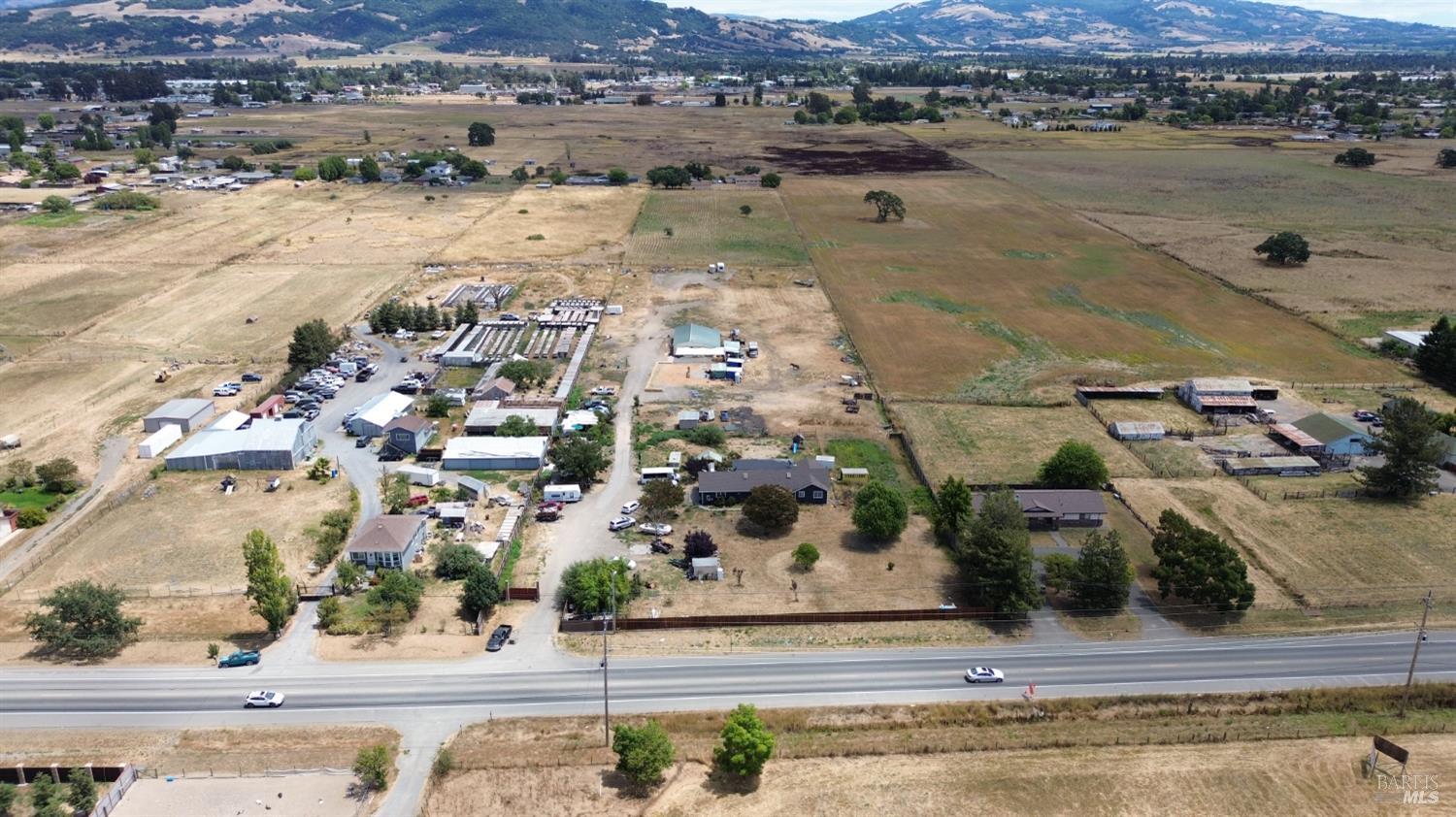 3980 Stony Point Road Santa Rosa, CA 95407 - Photo 41 of 42 an aerial view of residential houses with outdoor space
