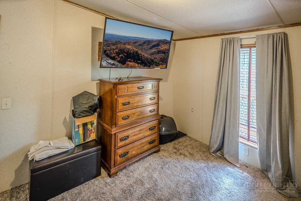 461 Reuben Wooten Road Banner Elk, NC 28604 - Photo 24 of 39 a view of bedroom with furniture and flat screen tv