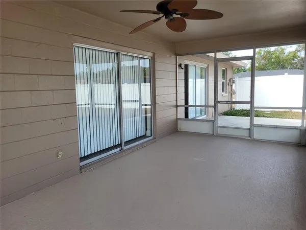 a view of a large tub