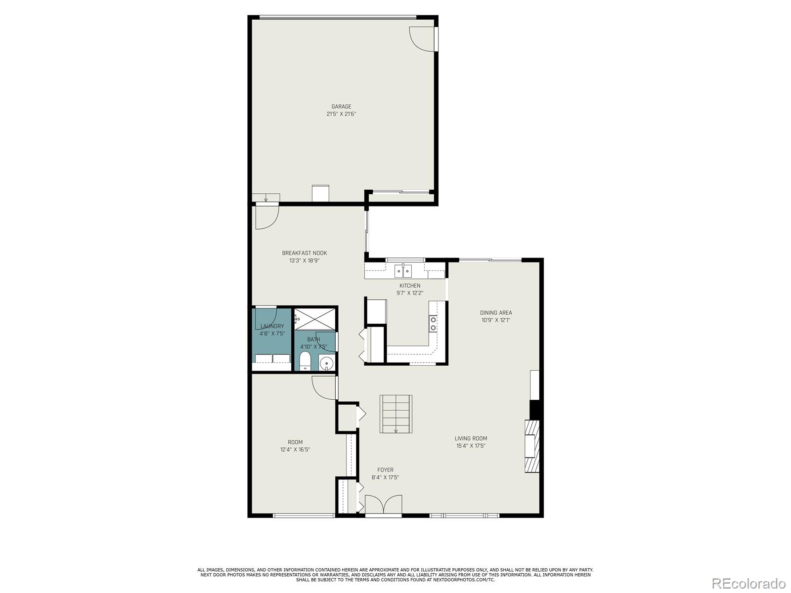 3210 South Oneida Way Denver, CO 80224 - Photo 27 of 28 a picture of a floor plan