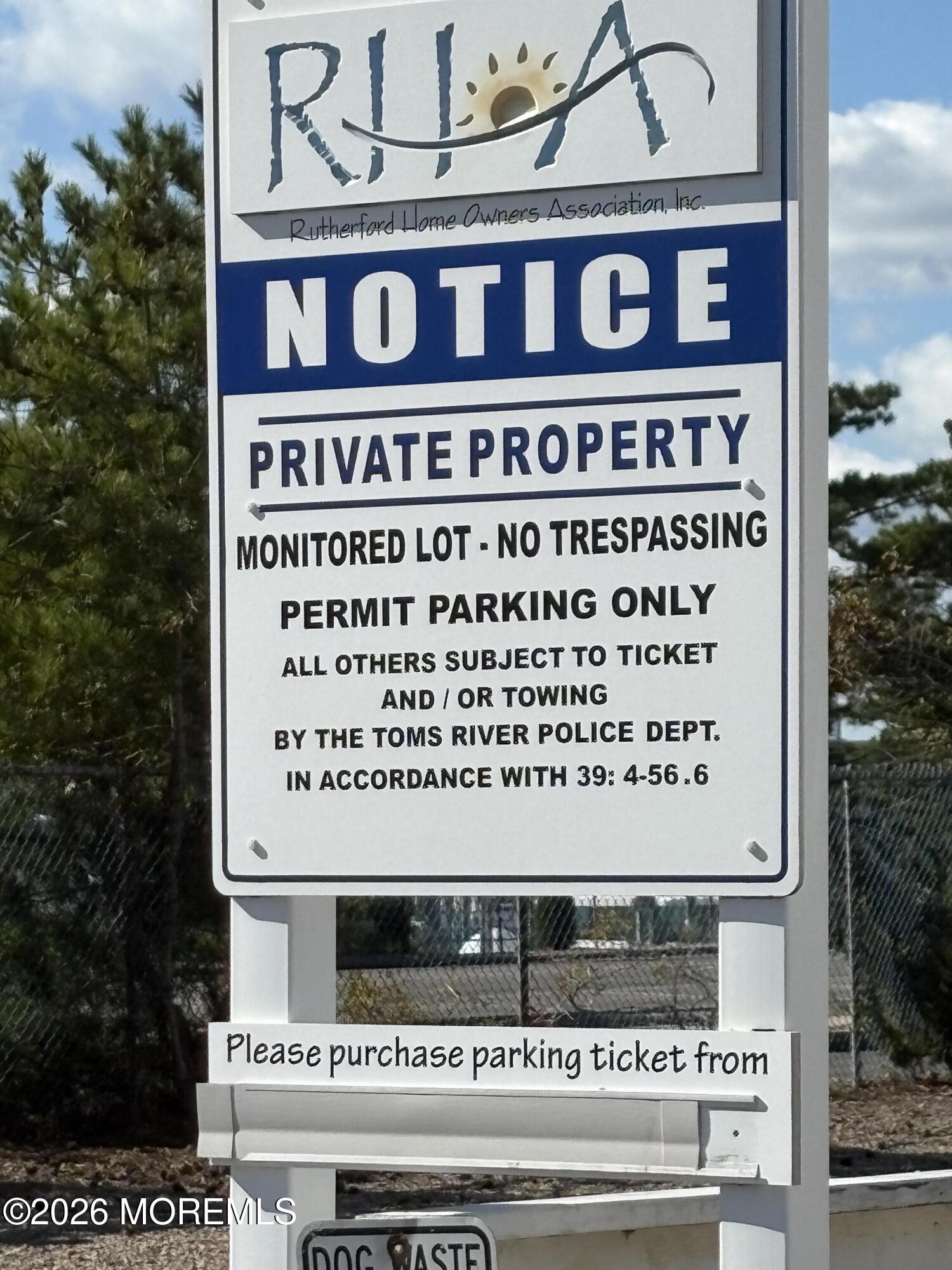 10 West Rutherford Lane Lavallette, NJ 08735 - Photo 12 of 13 ho sign