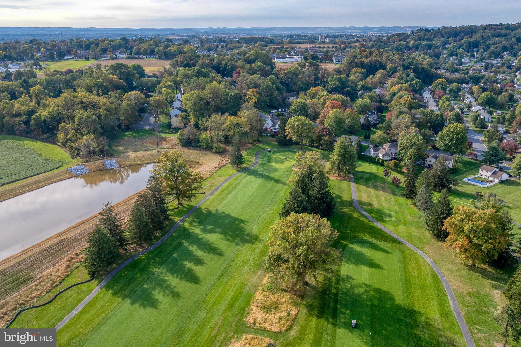 816 Tarpley Drive Lancaster, PA 17601 - Photo 103 of 110 an aerial view of residential houses with outdoor space and trees