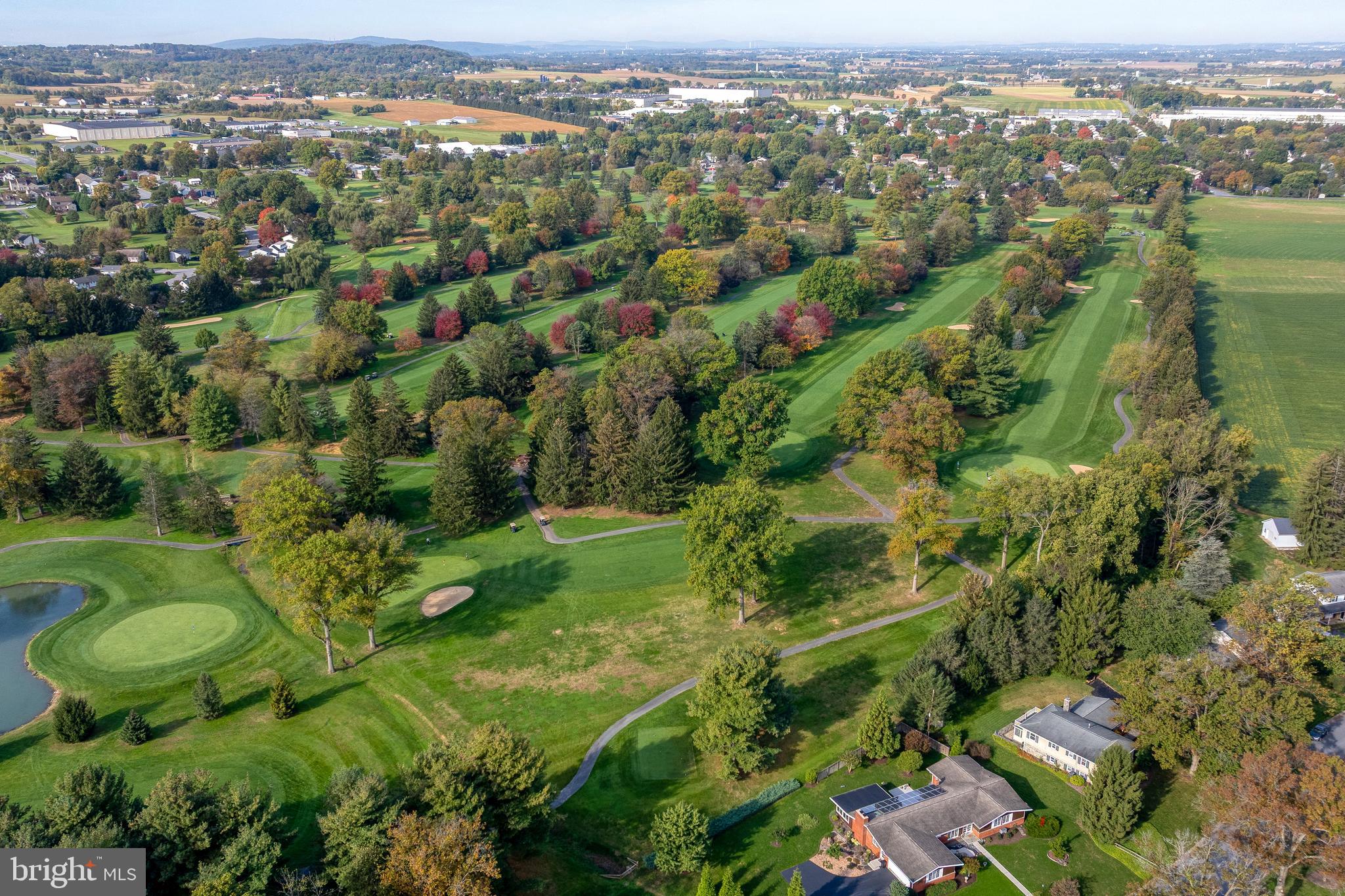 816 Tarpley Drive Lancaster, PA 17601 - Photo 106 of 110 an aerial view of residential houses with outdoor space and trees