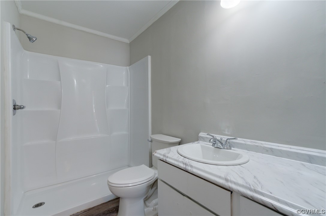 1510 Schloss Road Richmond, VA 23225 - Photo 23 of 28 a bathroom with a granite countertop sink toilet and a mirror
