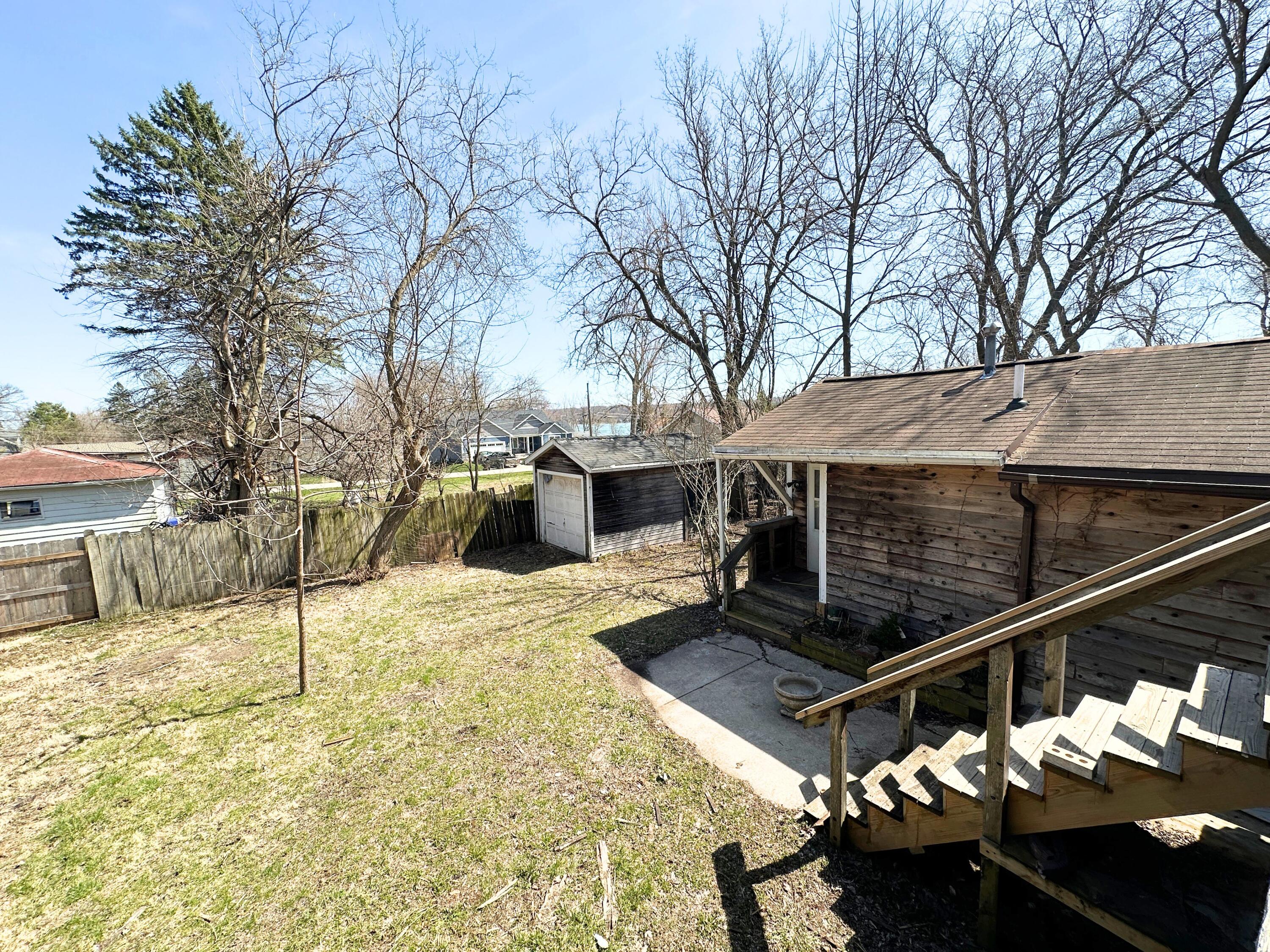 N3090 Uranus Road Geneva, WI 53147 - Photo 7 of 19 Large fenced in yard with 8 lots total
