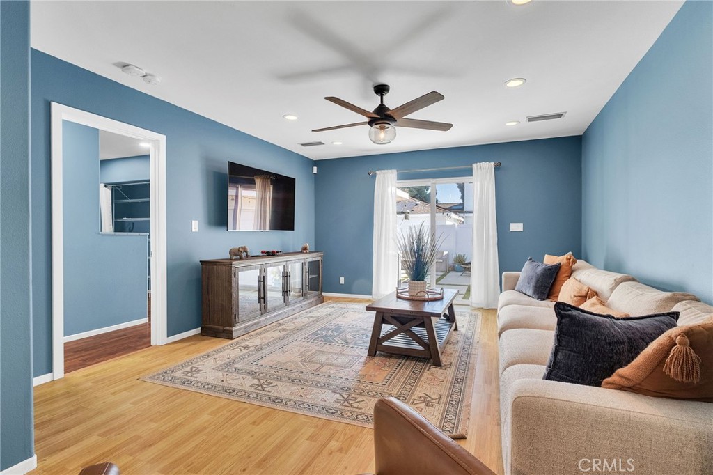 4838 Fidler Avenue Long Beach, CA 90808 - Photo 22 of 56 View of Your Family Room, Rear Sliding Door & Primary Bedroom Entry Door.