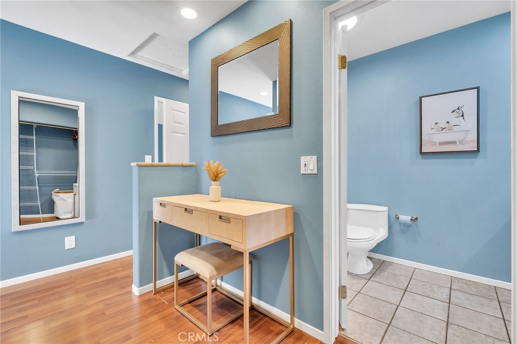 4838 Fidler Avenue Long Beach, CA 90808 - Photo 29 of 56 Make-Up Vanity Area In En Suite Primary Bathroom Area.