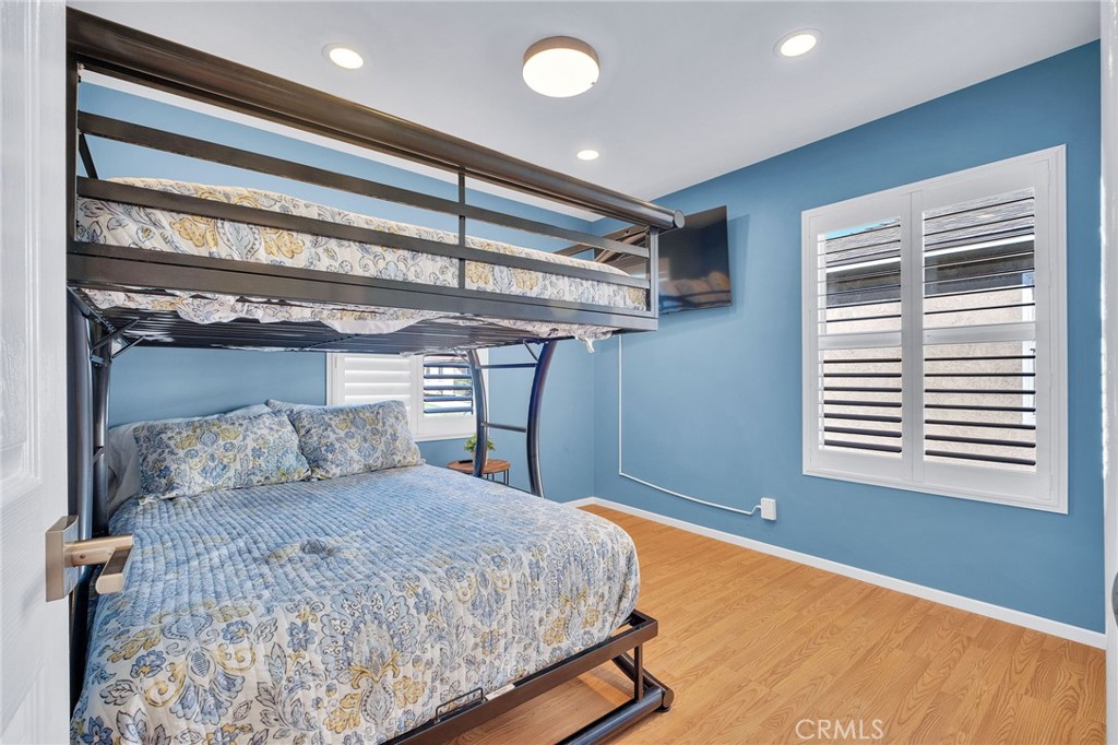 4838 Fidler Avenue Long Beach, CA 90808 - Photo 32 of 56 2nd Guest Bedroom with 2 Windows, Window Shutters & Recessed Lighting.