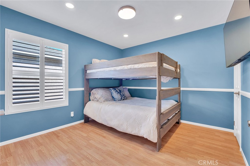 4838 Fidler Avenue Long Beach, CA 90808 - Photo 34 of 56 3rd Guest Bedroom with 1 Windows, Window Shutter & Recessed Lighting.