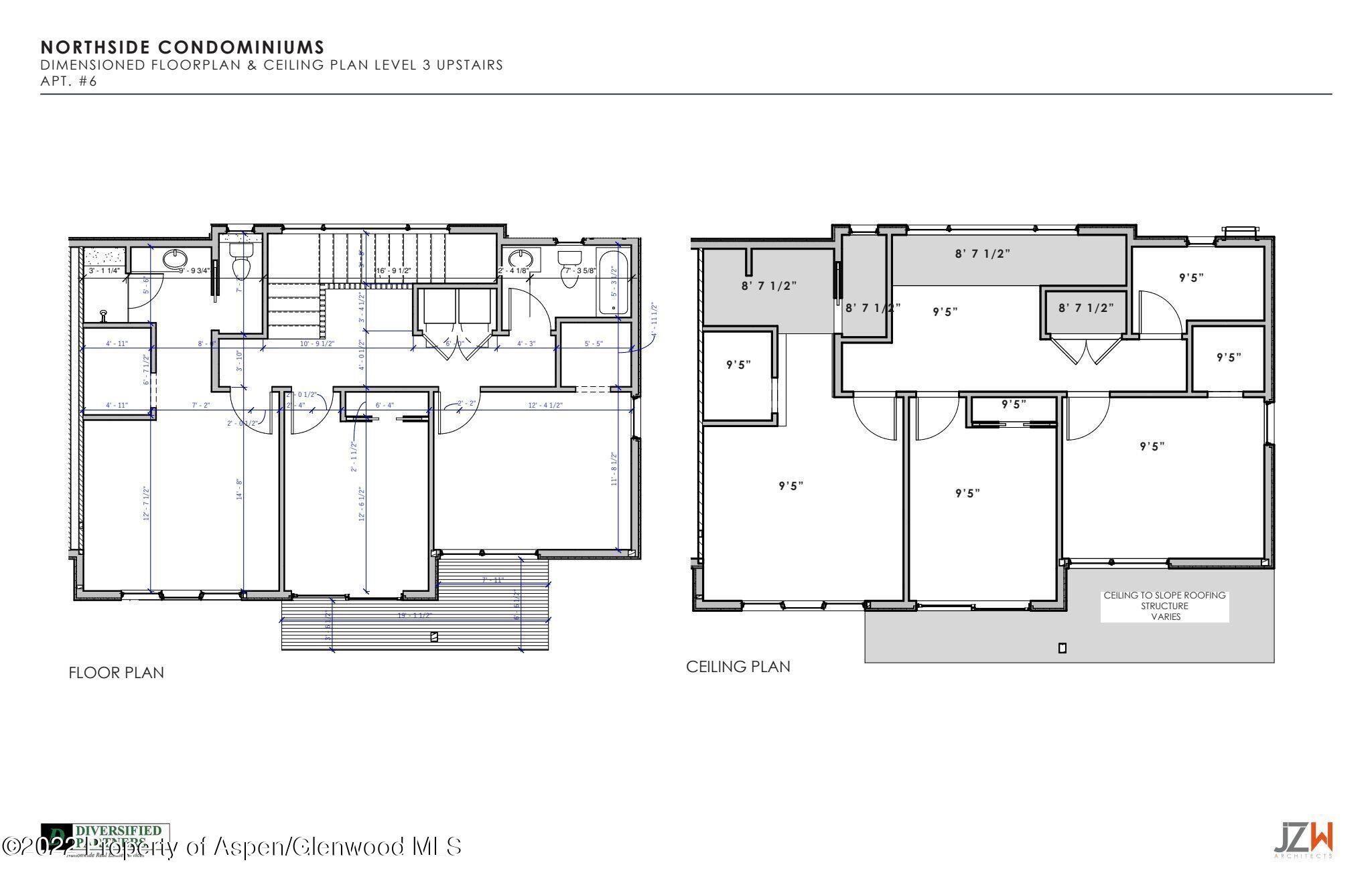 Tbd Tbd Lakeview Drive, Unit 5 Basalt, CO 81621 - Photo 11 of 19 a black and white photo of a floor plan