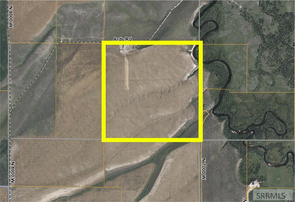 7243 Ards Road Tetonia, ID 83452 - Photo 35 of 37 Aerial view of property boundaries