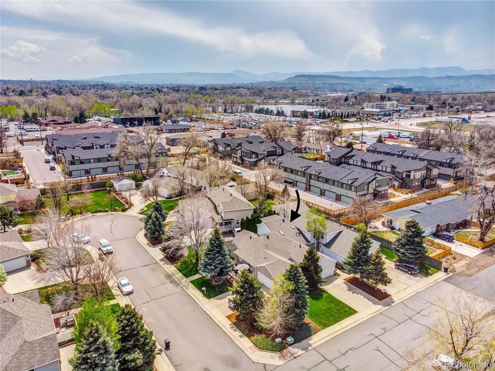 11690 West 46th Avenue Wheat Ridge, CO 80033 - Photo 30 of 33 an aerial view of a city