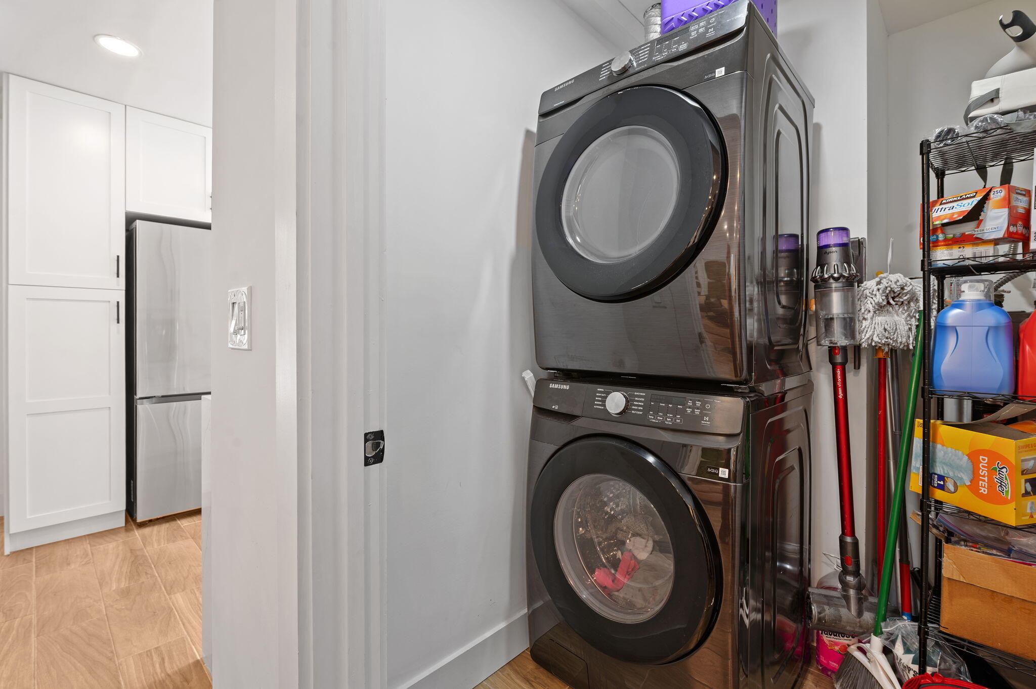 5420 Johnson Street Hollywood, FL 33021 - Photo 20 of 26 a view of a storage and utility room with dryer and washer