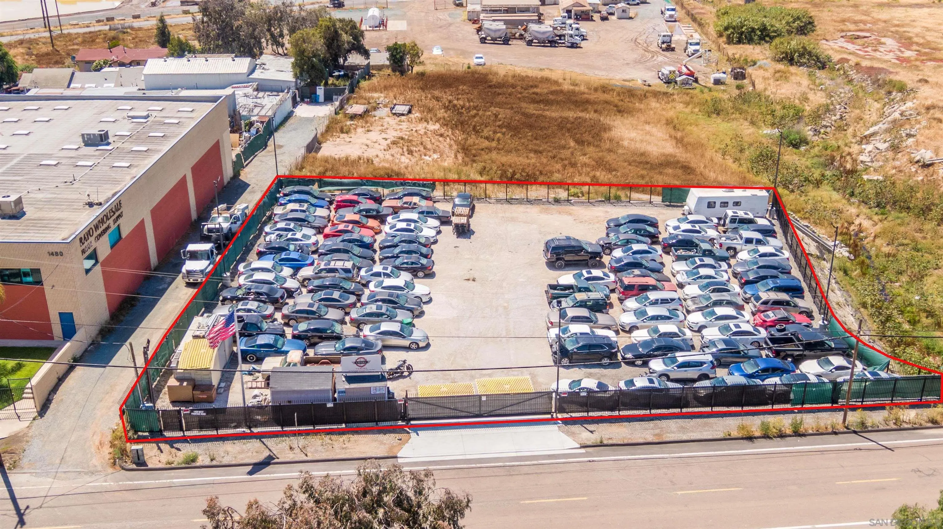 1450 West Frontage Road Chula Vista, CA 91911 - Photo 2 of 23 Secure fenced property with 30ft automatic gate