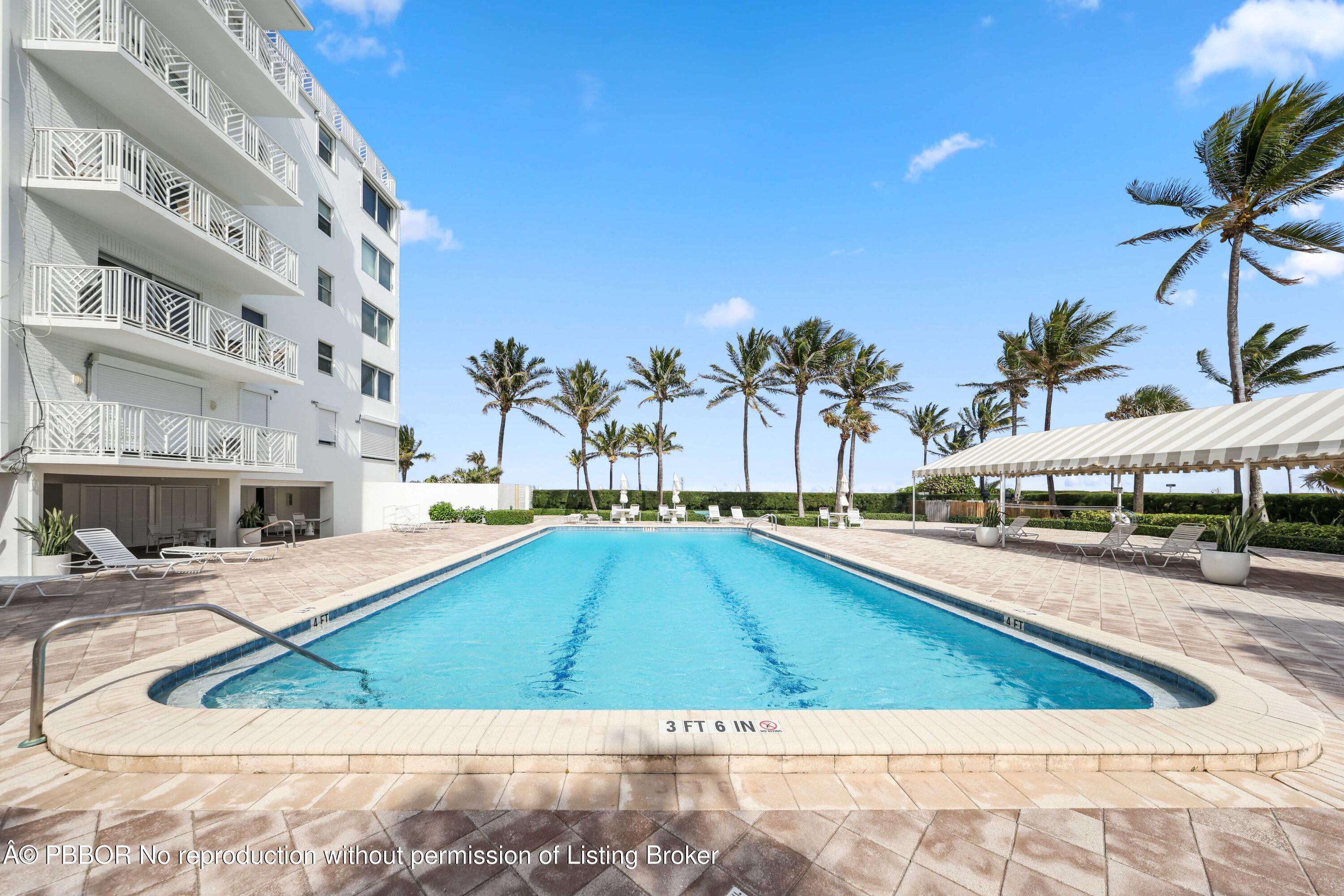 Undisclosed Address Palm Beach, FL 33480 - Photo 32 of 43 a view of swimming pool with outdoor seating