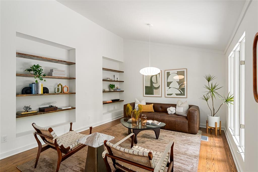 922 Barton Woods Road Northeast Atlanta, GA 30307 - Photo 26 of 96 a living room with furniture and a window