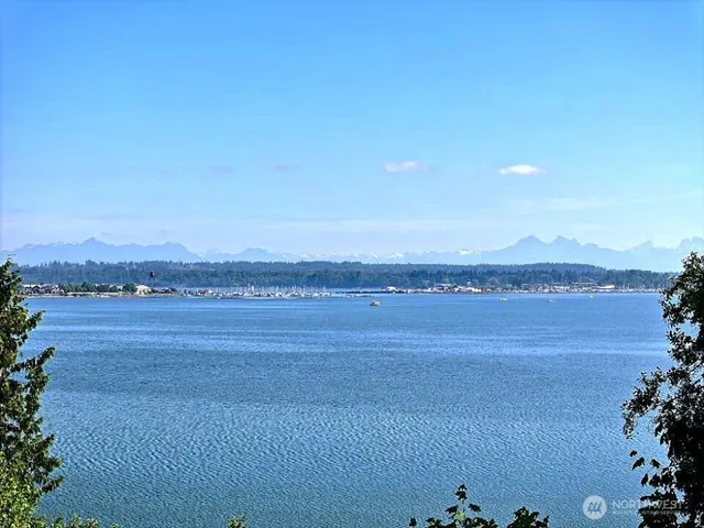 a view of an ocean and beach