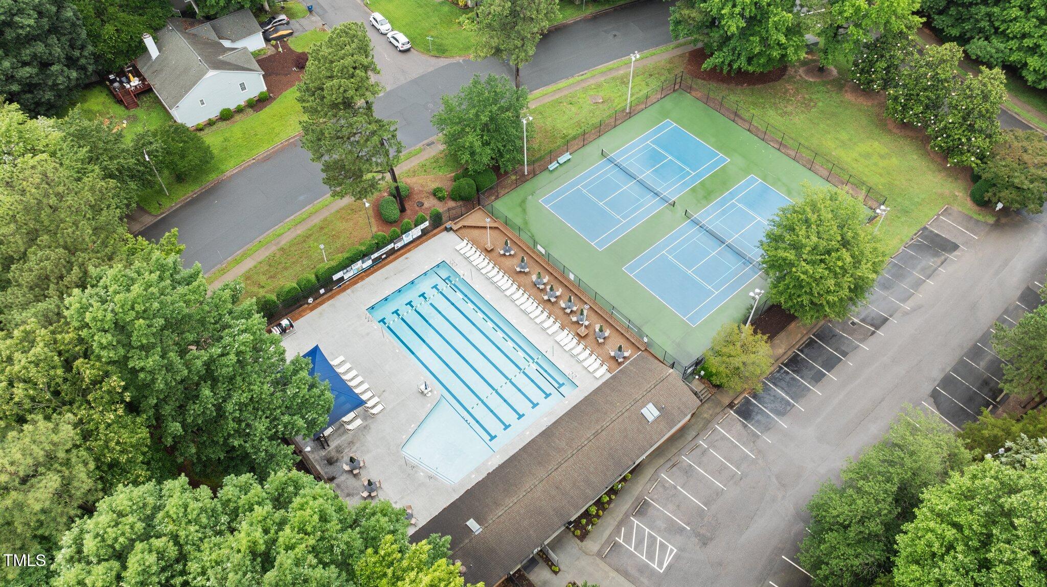 3016 Bolo Trail Raleigh, NC 27615 - Photo 28 of 28 an aerial view of a house