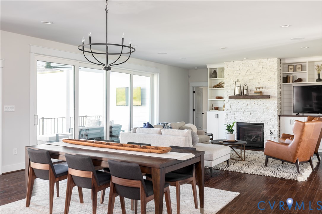 16852 Sheppards Fold Way Beaverdam, VA 23015 - Photo 11 of 30 a view of a dining room with furniture window and outside view