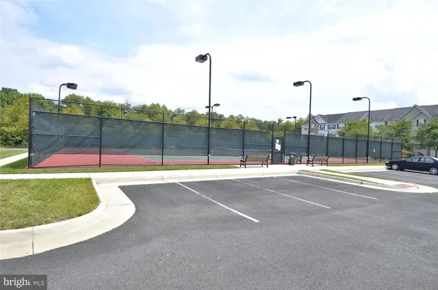 a view of a lake with a big yard