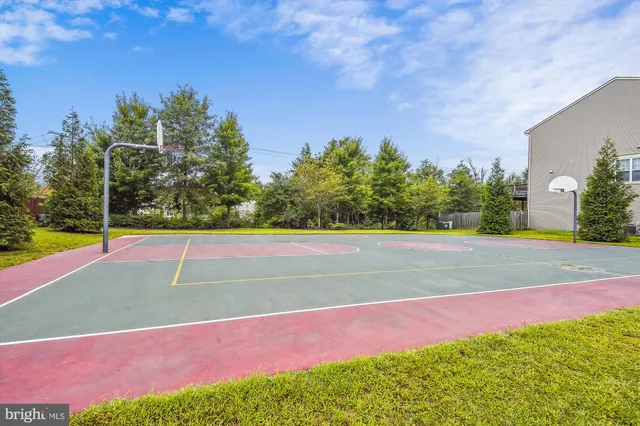 a view of a golf course with a big yard