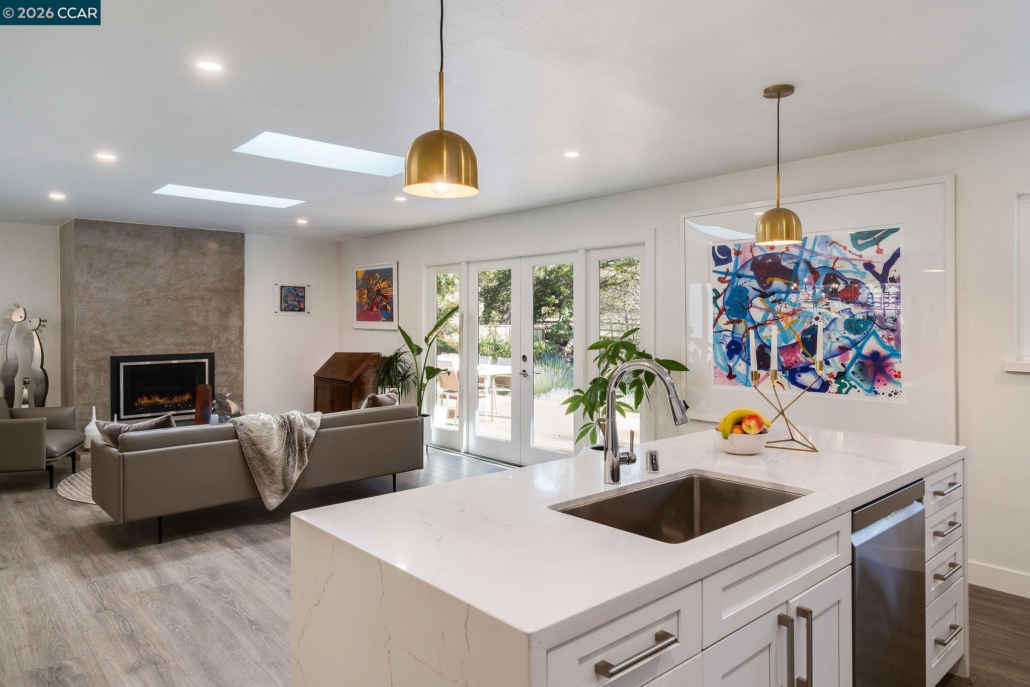 1886 Green Valley Road Alamo, CA 94507 - Photo 13 of 32 a view of kitchen center island and couches