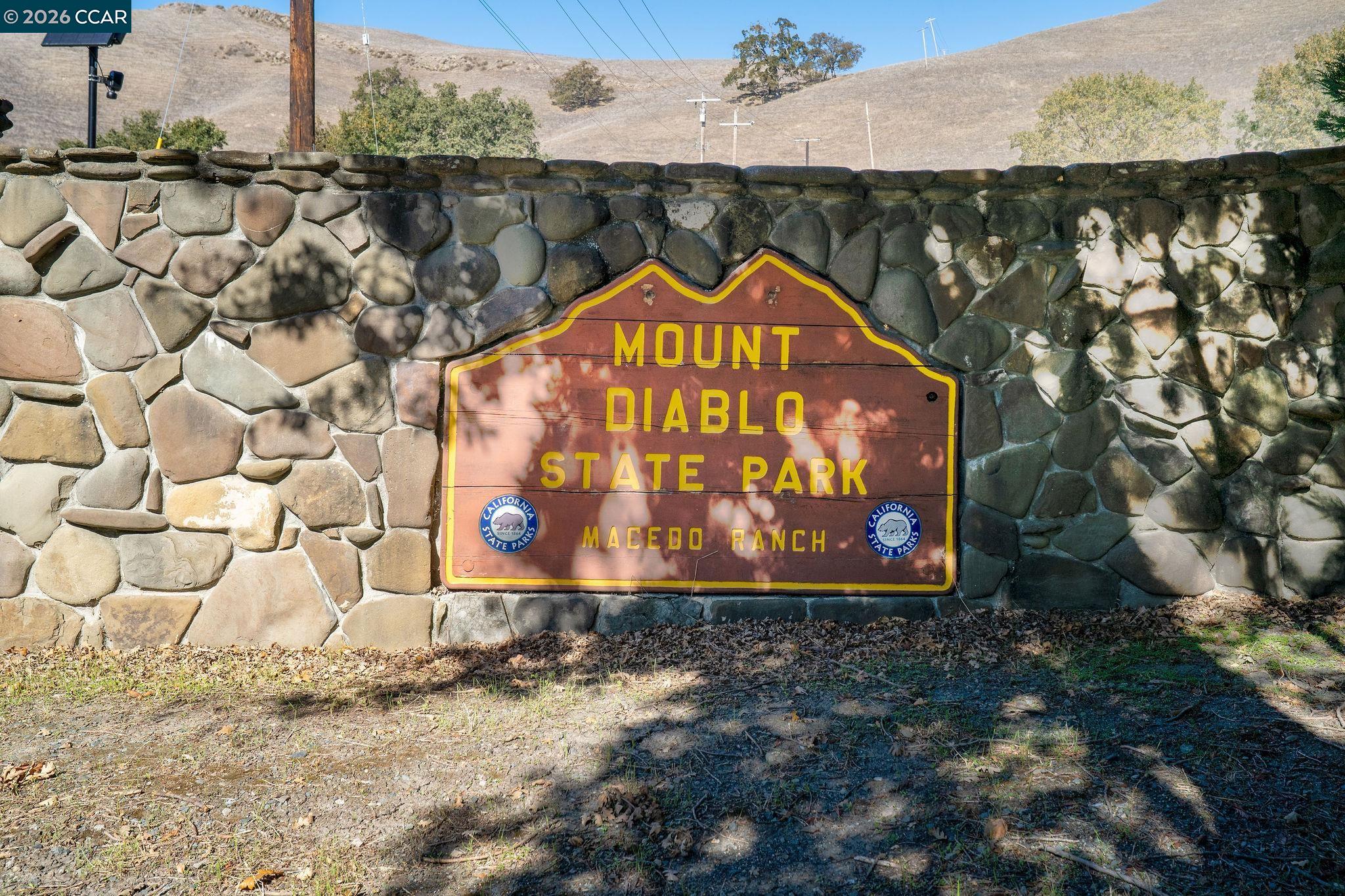1886 Green Valley Road Alamo, CA 94507 - Photo 27 of 32 a sign on the side of the road