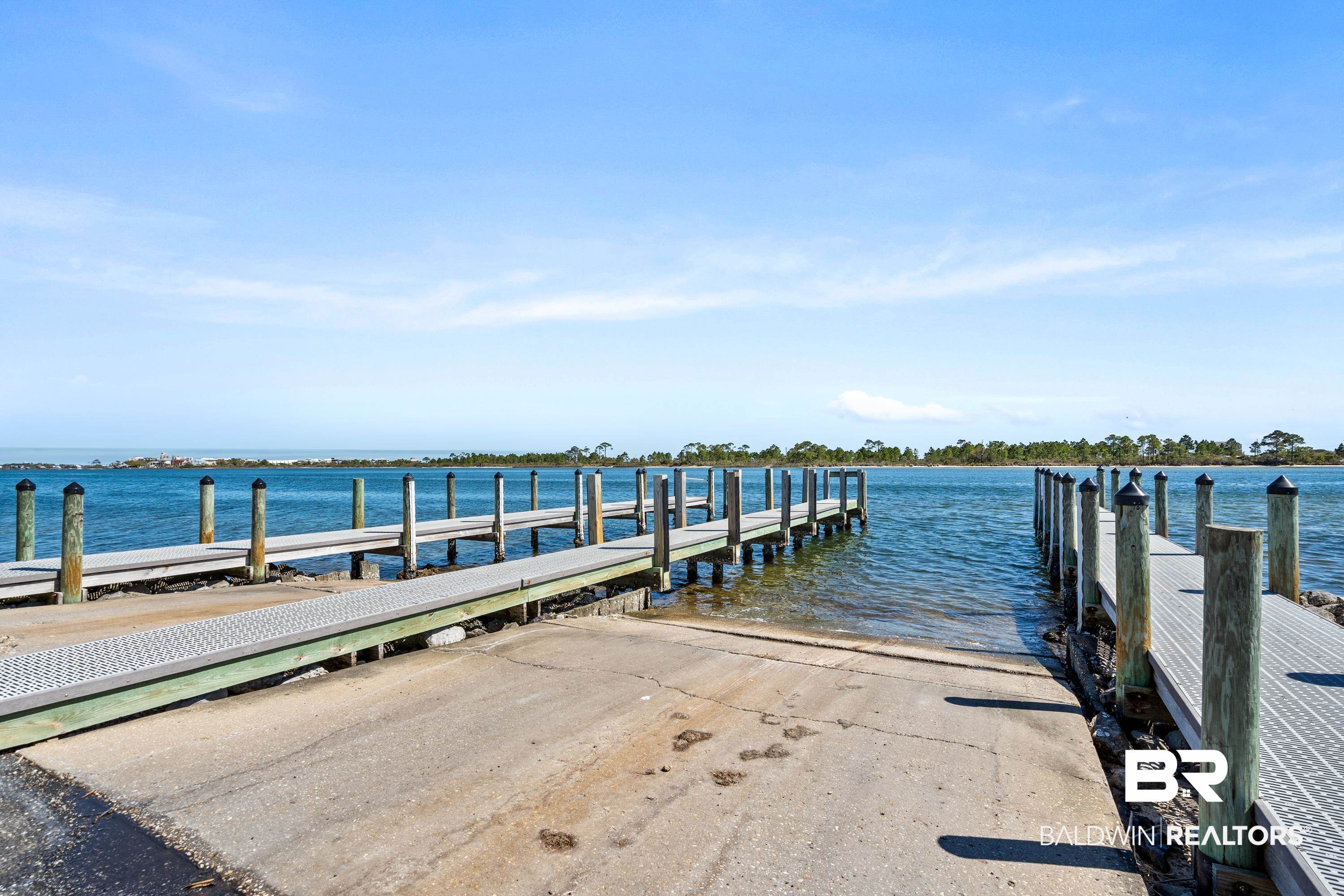 30194 River Road Orange Beach, AL 36561 - Photo 44 of 45 Concrete boat ramp with direct water access